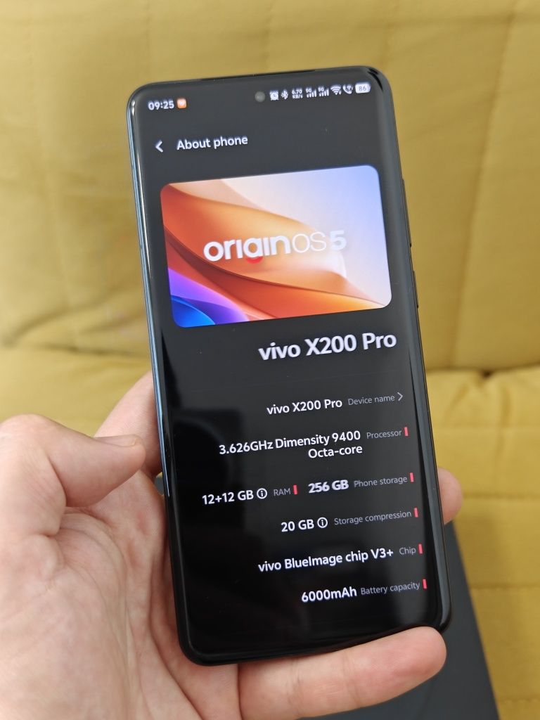 Vivo X200 Pro Black, Fullbox