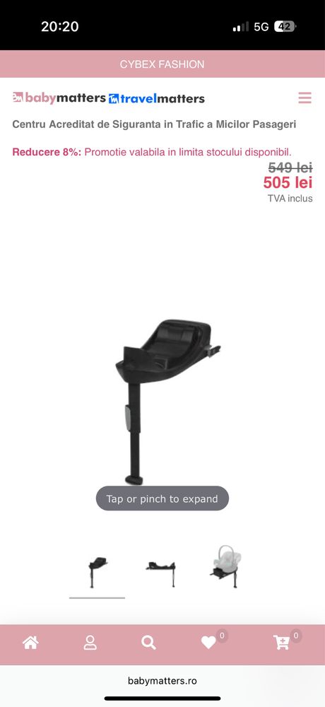 Baza isofix cybex base one