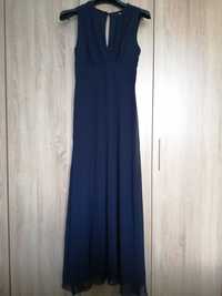 Официална рокля тъмно синя