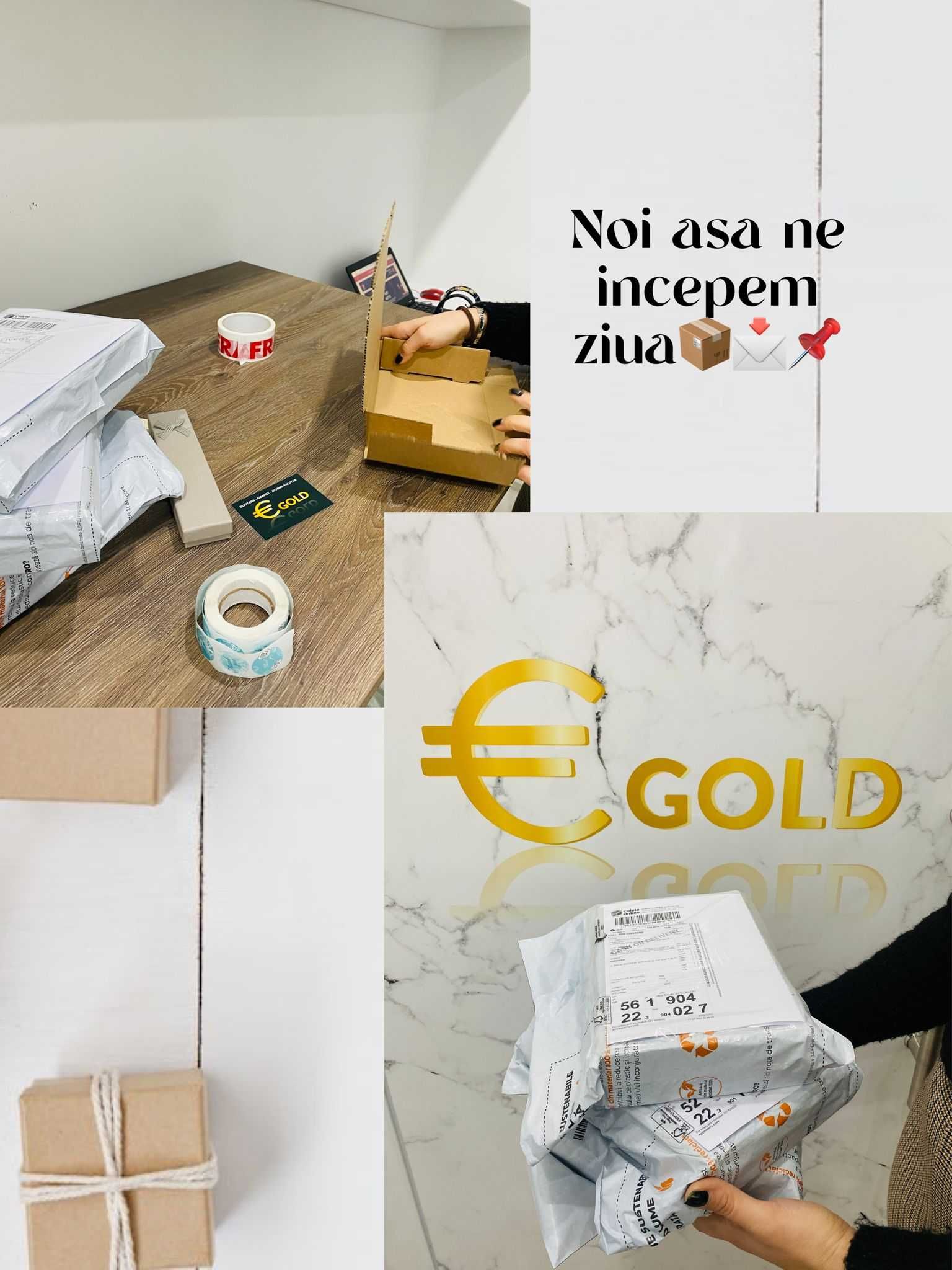 (3086) Cercei Aur 14k, 1,75 grame FB Bijoux Euro Gold
