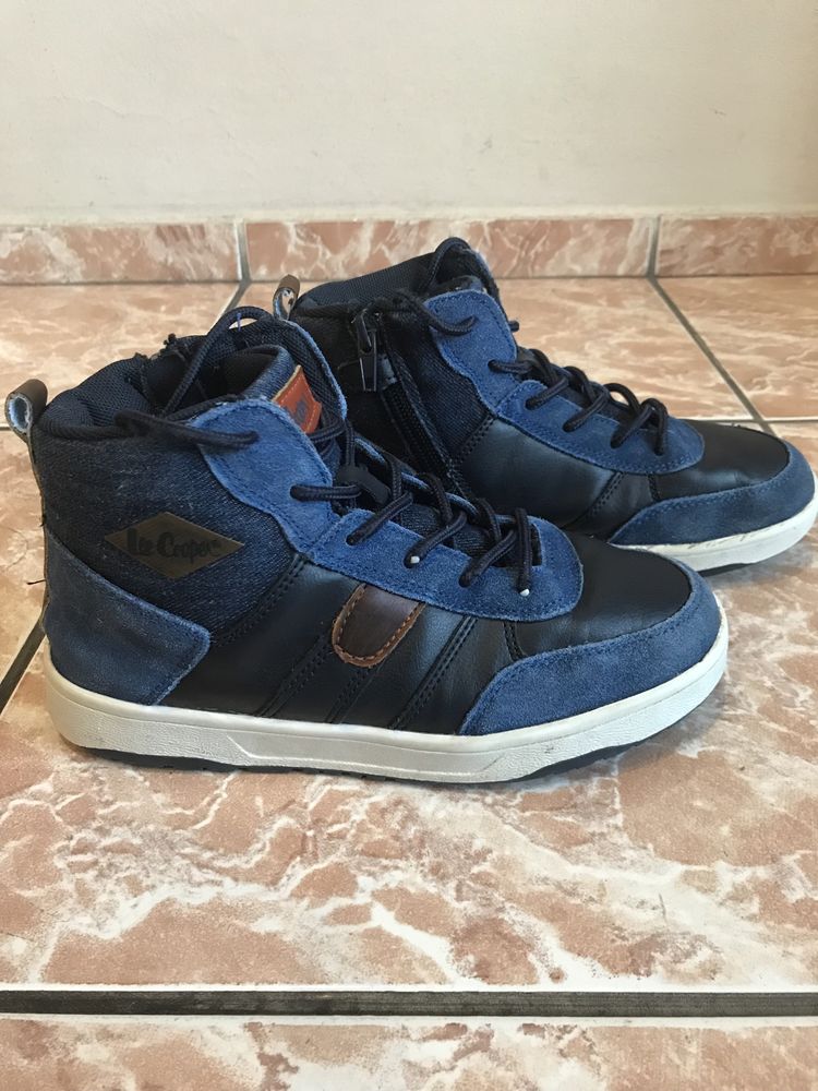Боти Lee Cooper естествена кожа велур