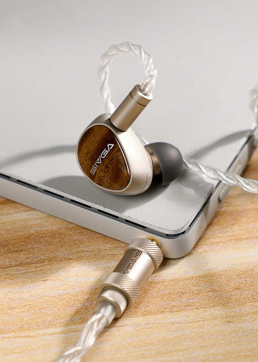 Sivga Que UTG Flat Glass Diaphragm Dynamic Driver IEMs Casti HiFi Noi