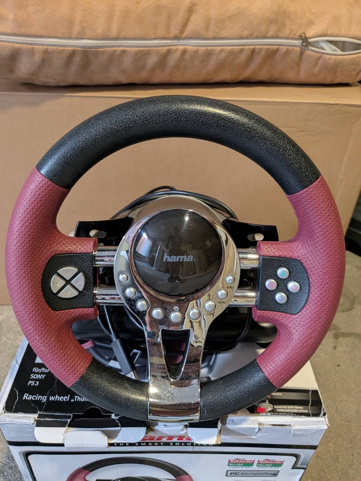 Hama racing wheel "Thunder V5"