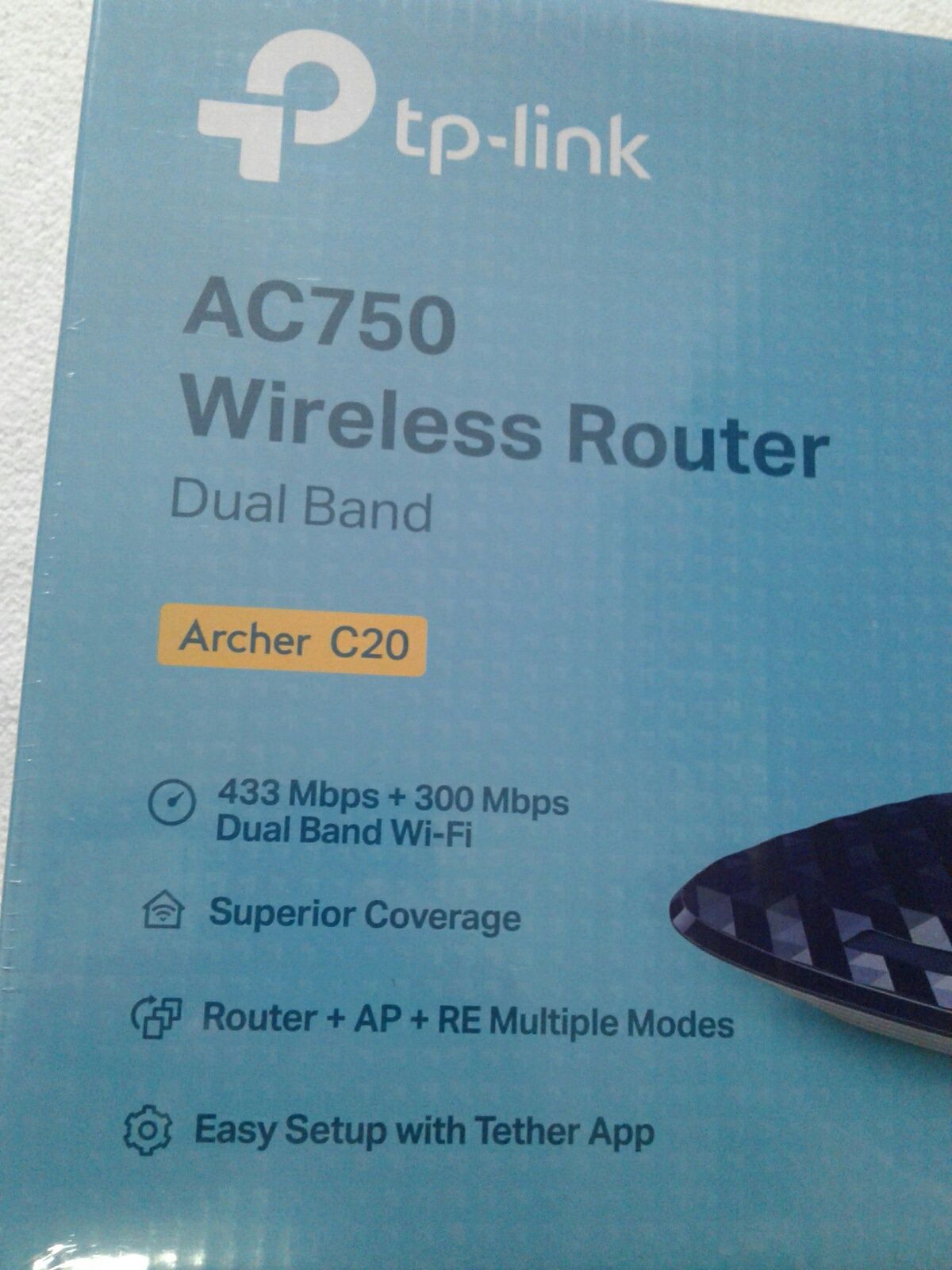 Router wireless/ A.P/ extender Tp-link AC750 ArcherC20, nou,garant2025