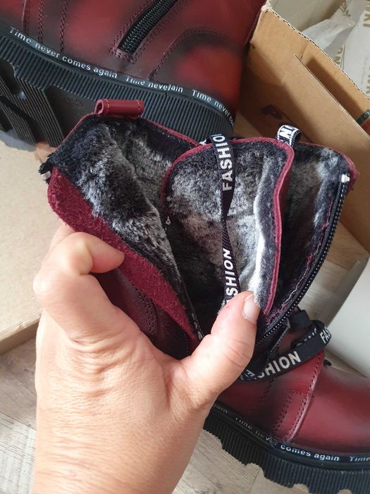 Нови обувки/боти/ ботуши от естествена кожа Понки/Ponki