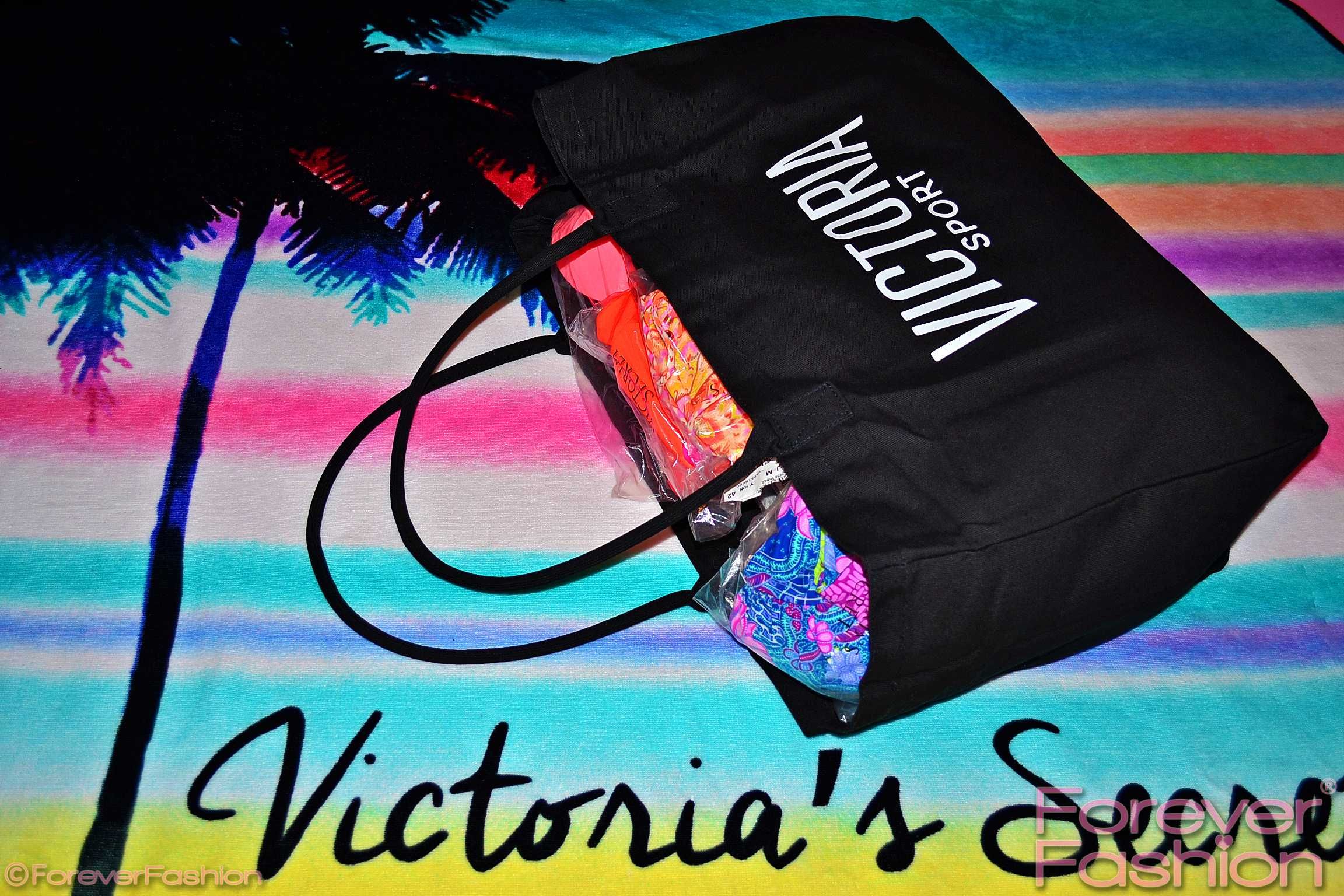 Geanta VICTORIA’S SECRET 100% Originala Textil Sport Sala Neagra XL