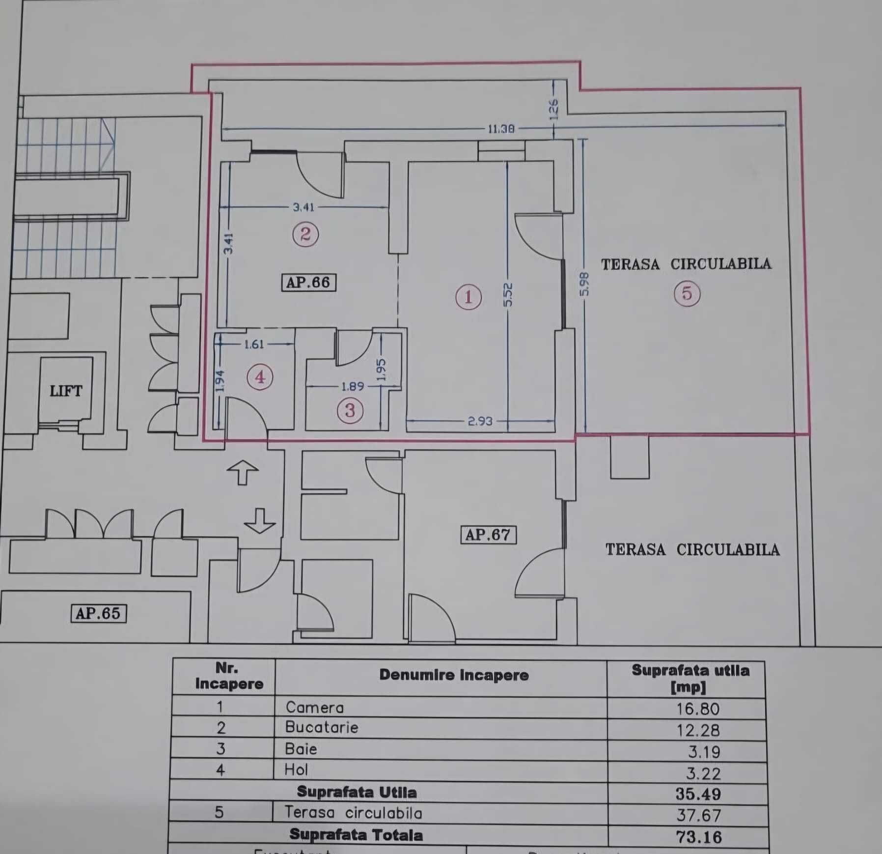 Studio Penthouse Ansamblul Rezidential Ten Blocks