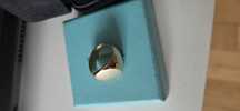 Inel  signet Tiffany&Co 18k 17.6 grame autentic