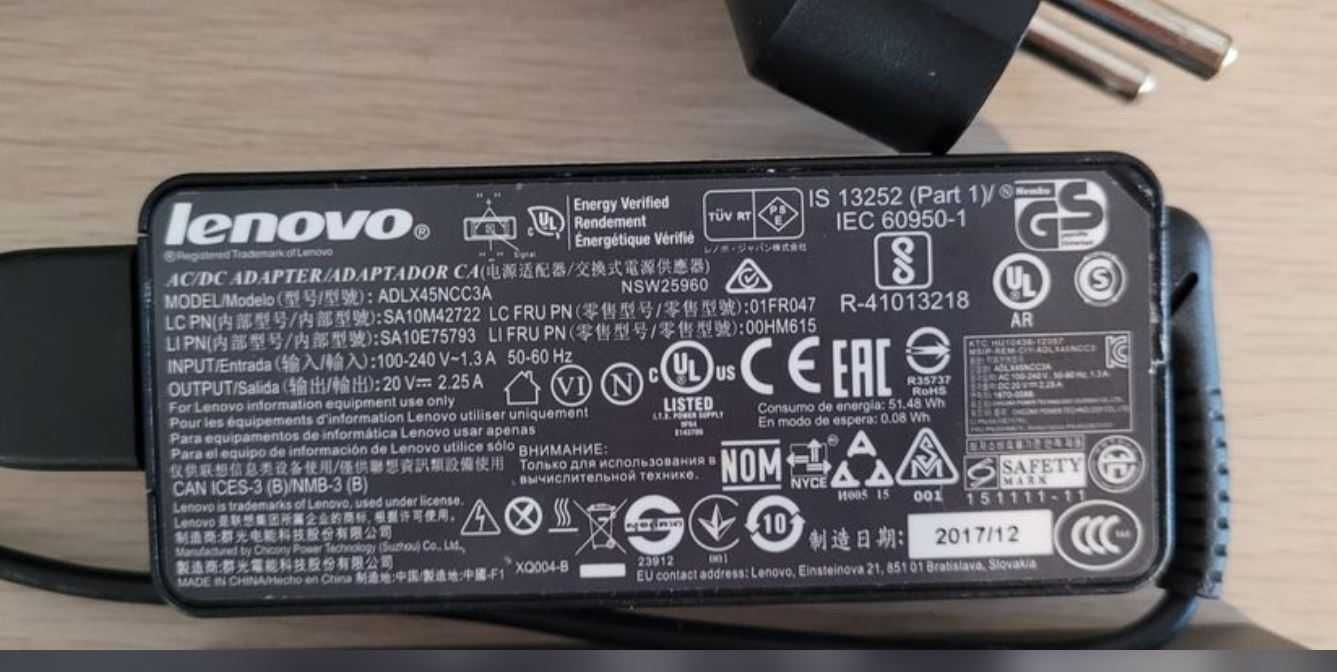 Incarcator/Acumulator Laptop Lenovo