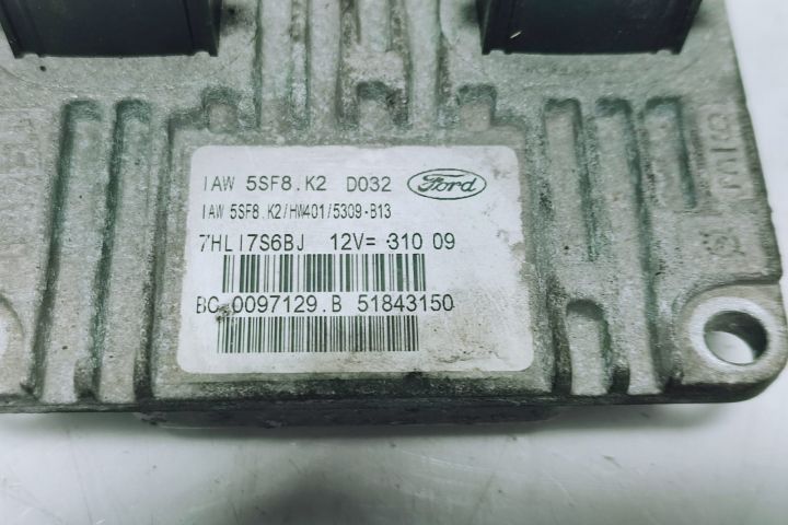 Calculator modul ecu 1.2 benzina FP4  5sf8.k2 d032 bc0097129 b Ford Ka 2  [din 2008 pana  2020] se