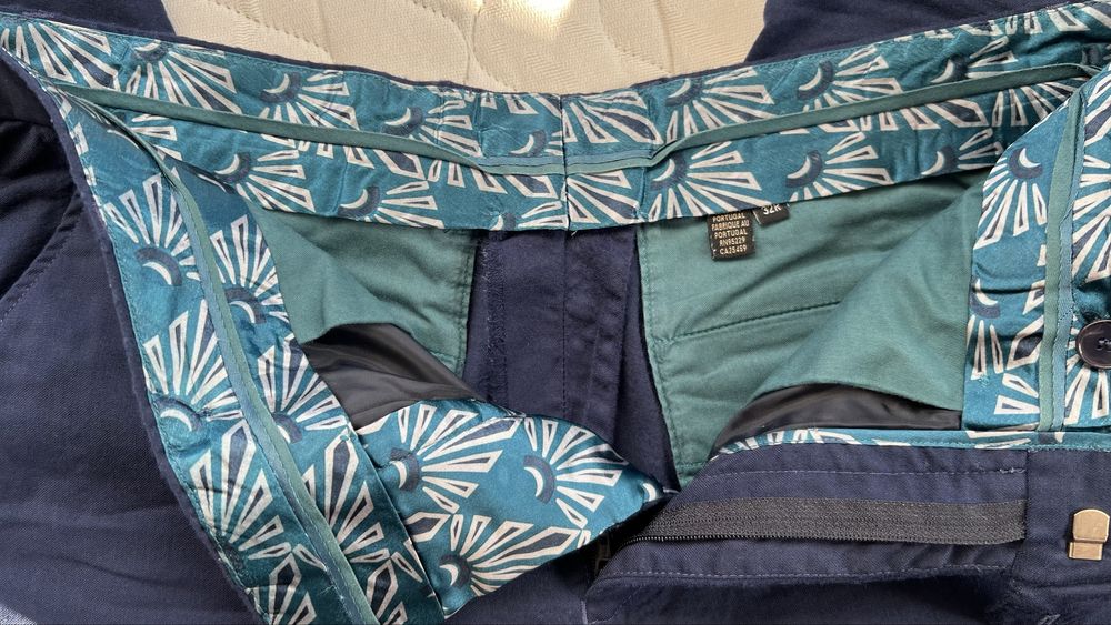 Мъжки официален панталон от вълна на Ted Baker. Дължина;105, ширина:86