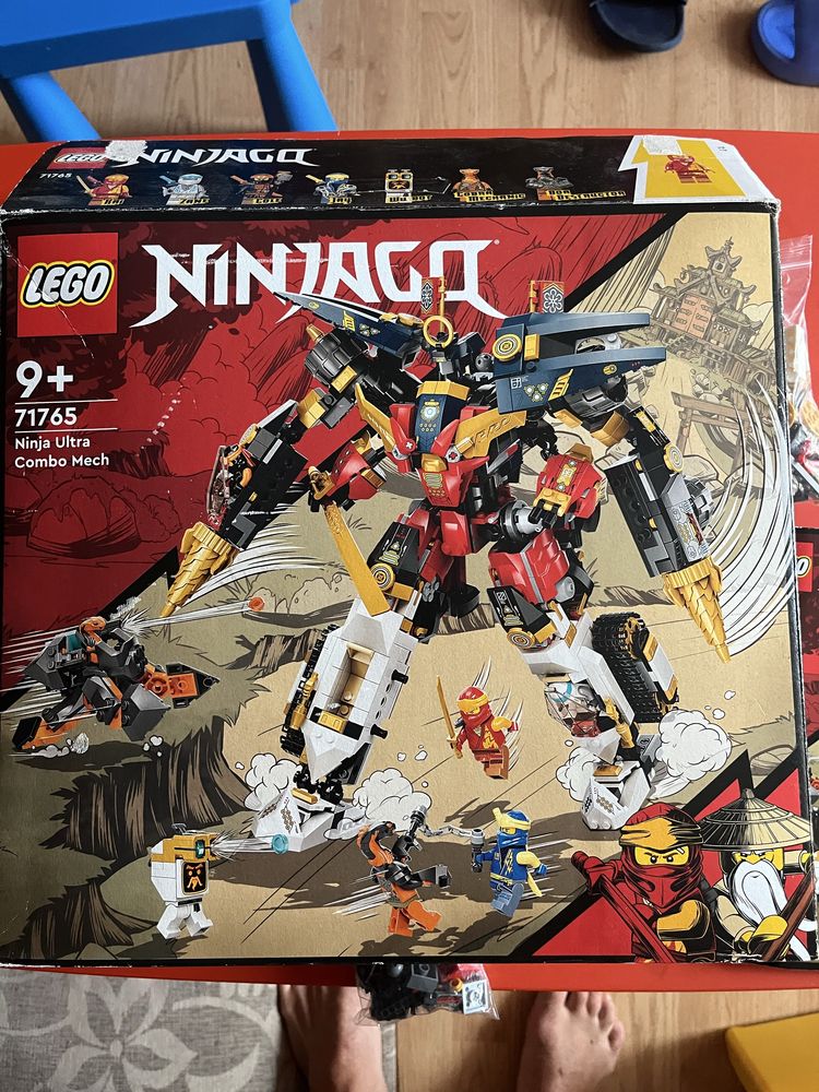 Lego Ninjago- Robot Ninja Ultra Combo 71765, 1104 piese