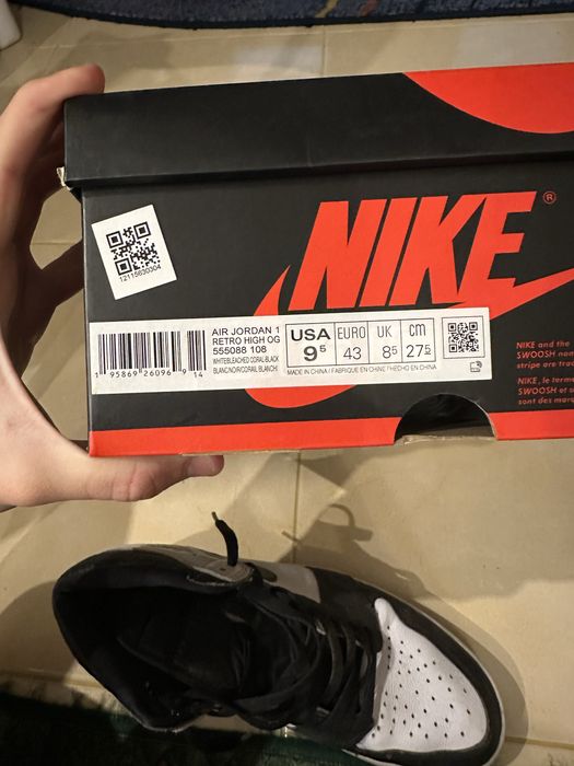 Jordan 1 originali Stage Haze 43
