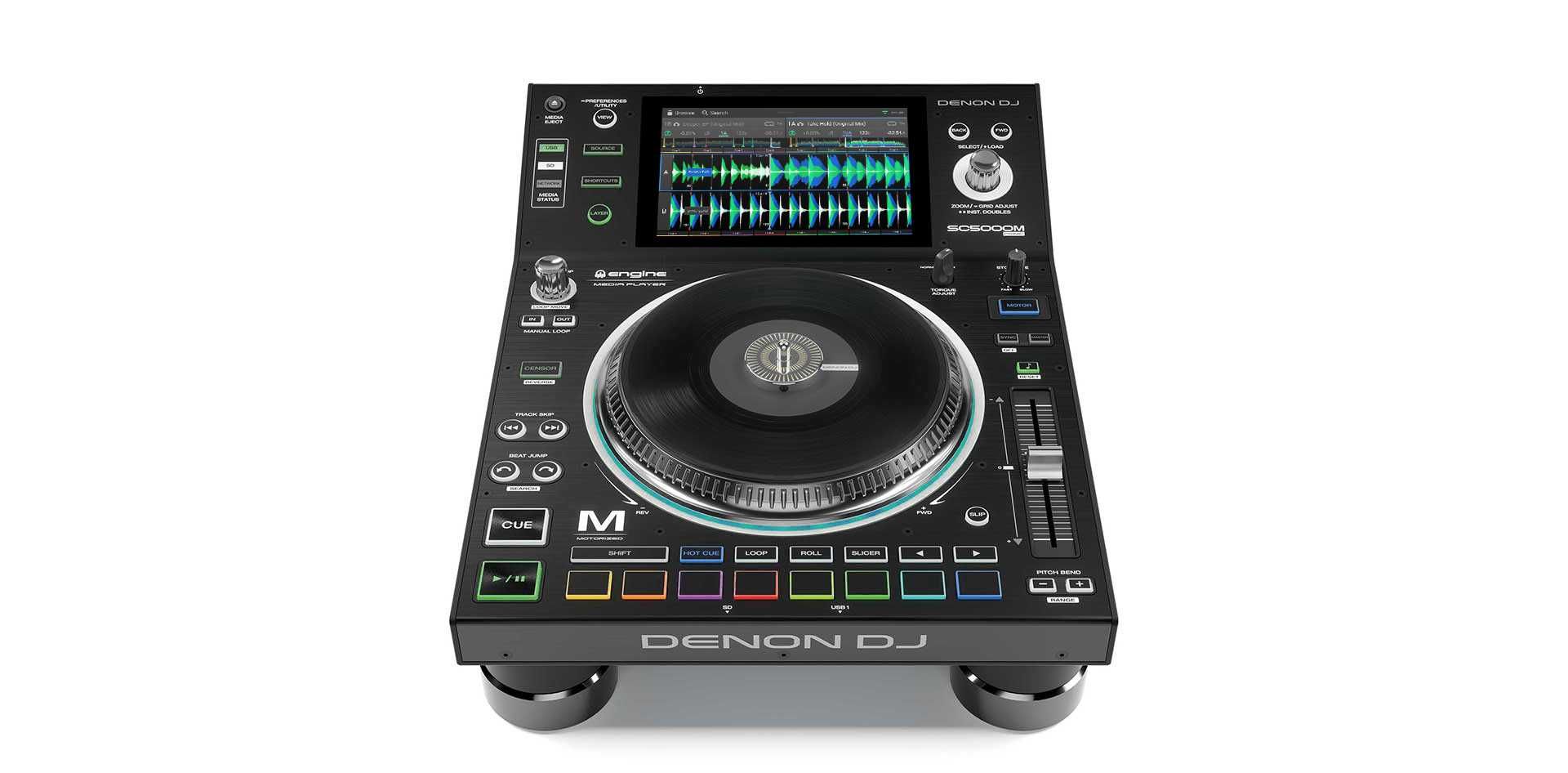 Denon SC5000M PRIME Professional Motorized Dual-Layer DJ Media Player