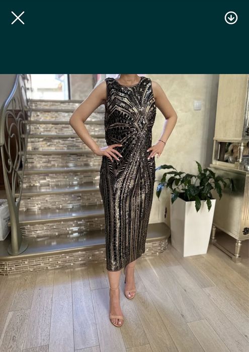 Rochie de seara eleganta cu paiete