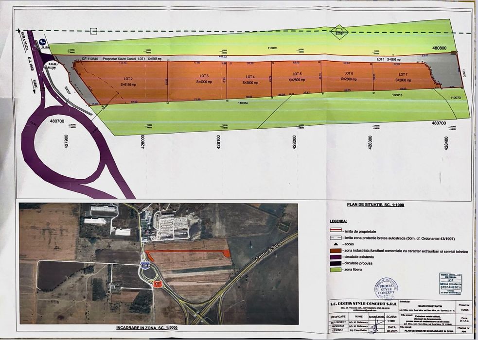 Parcele teren constructii industriale de vanzare