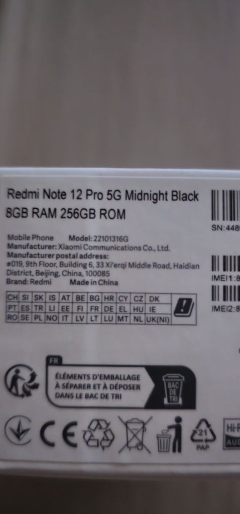 Redmi NOTE 12 PRO  5G