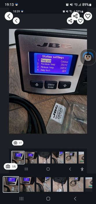 De vânzare: Stație de lipit profesională JBC HD + Mâner T470-S + Vârf