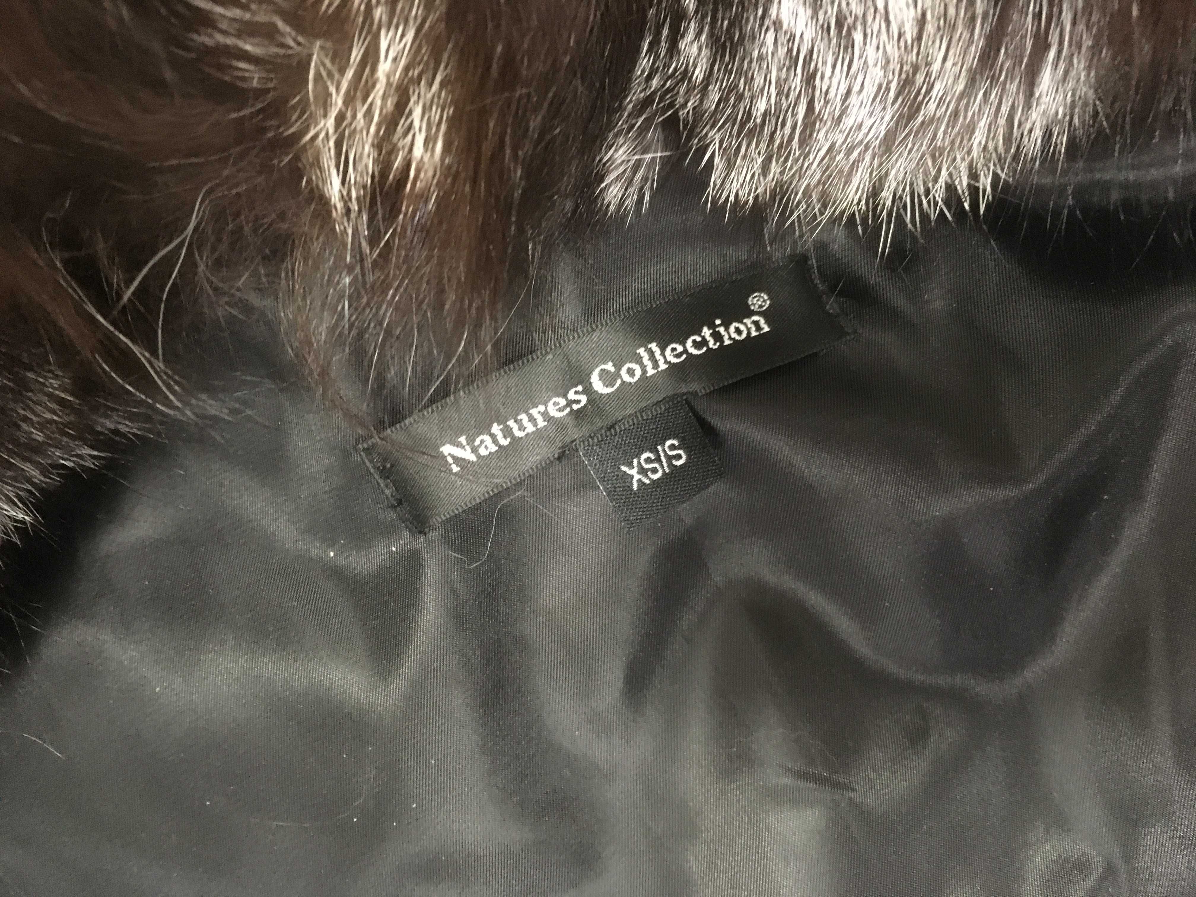 ''NATURES Collection''оригинален елек от сребърна лисица XS размер