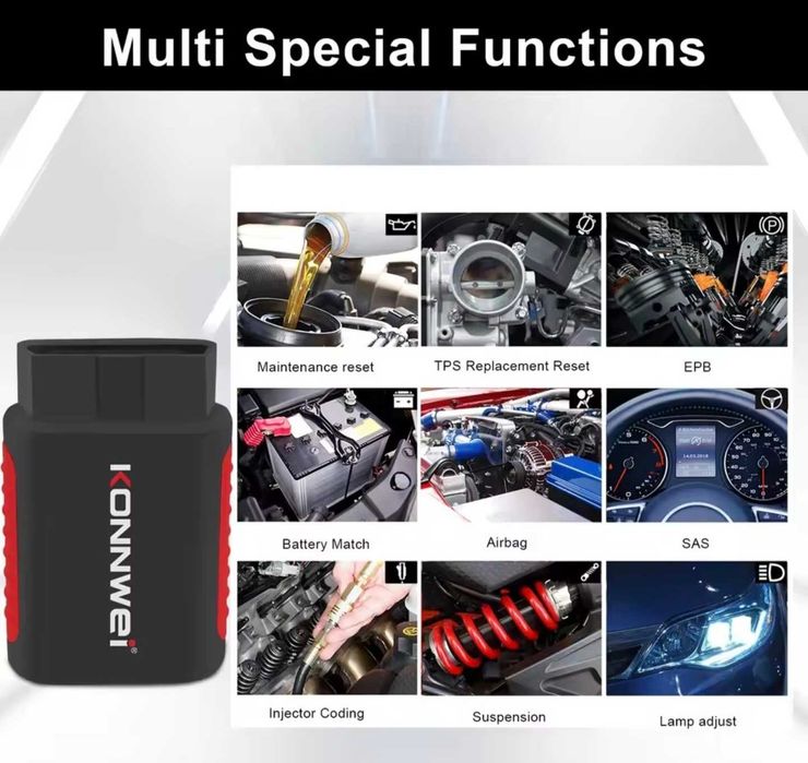 Adaptor Diagnoza-Profesional-KONNWEI-Advancer KDIAG-Airbag-ABS-NOU-W13