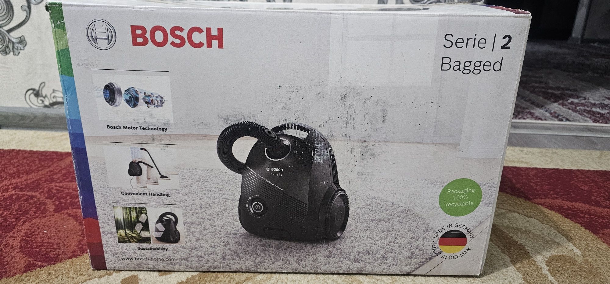 Оригинал Пылесос BOSCH BGLS2RD1 красный цвет