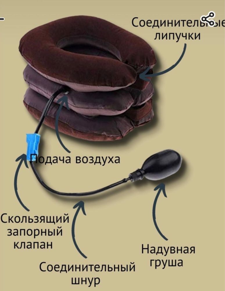 Воротник надувной для вытяжки