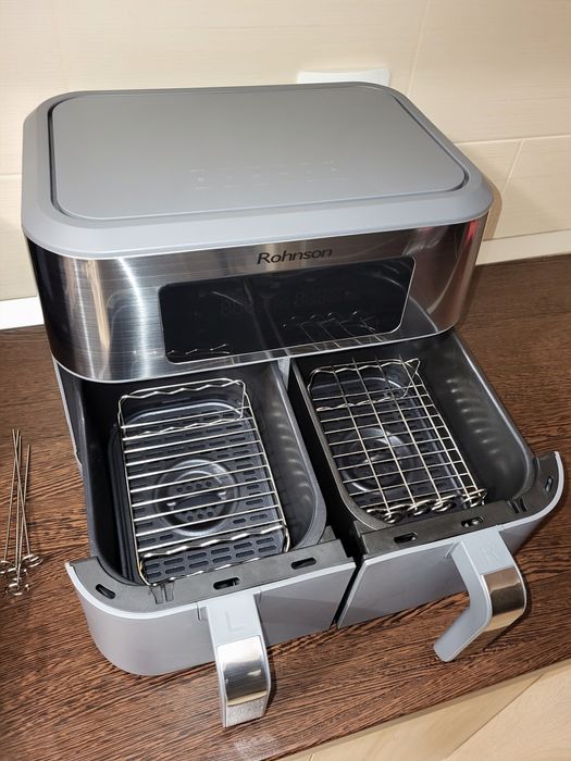 Air fryer 8.5L cu accesorii suplimentare
