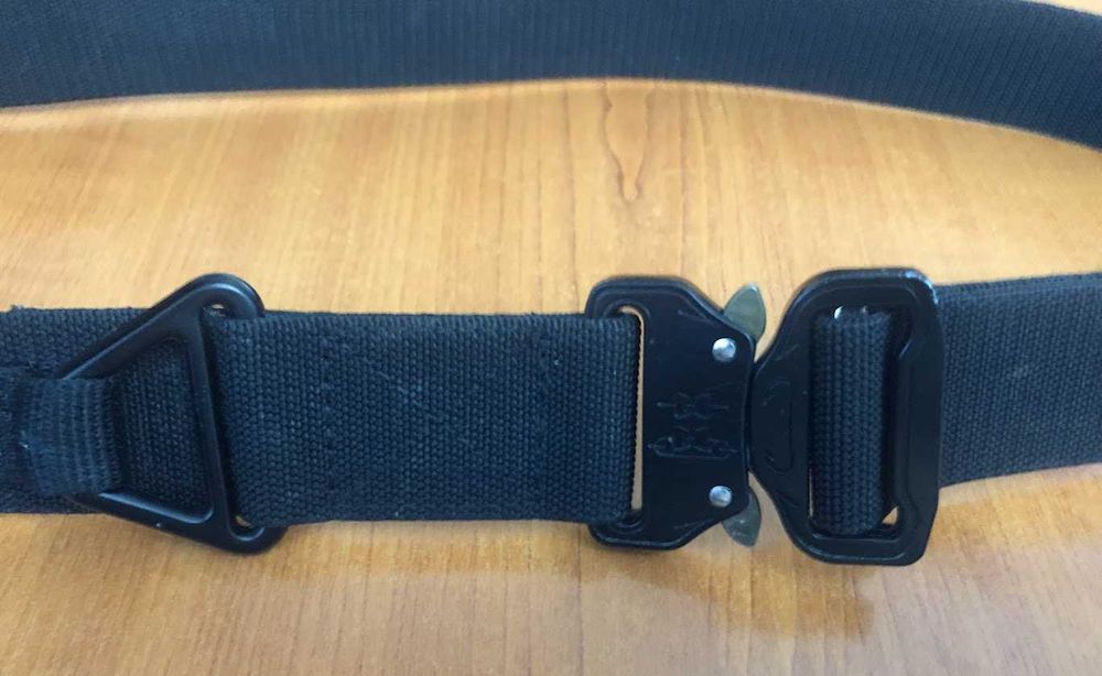 Centura textila neagra 110 cm