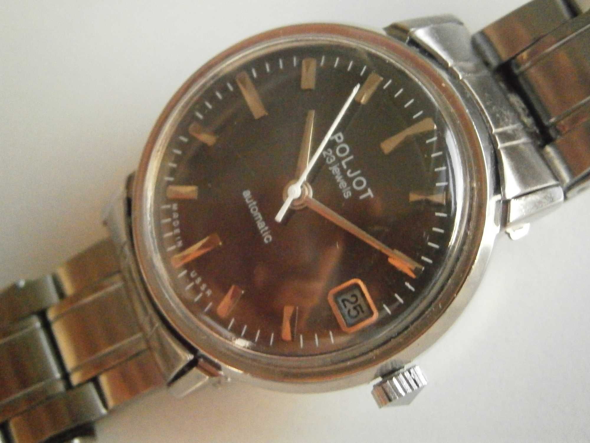 POLJOT automatic, 23 jewels, made in USSR, case 35mm, TOP!