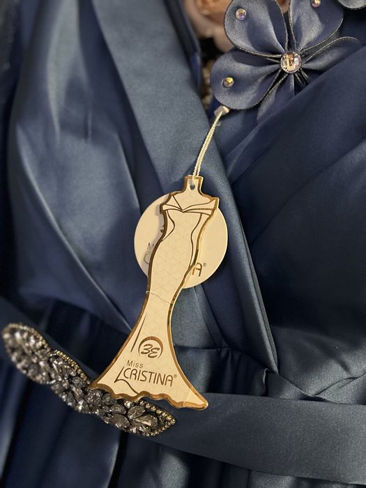 Rochie albastra midi