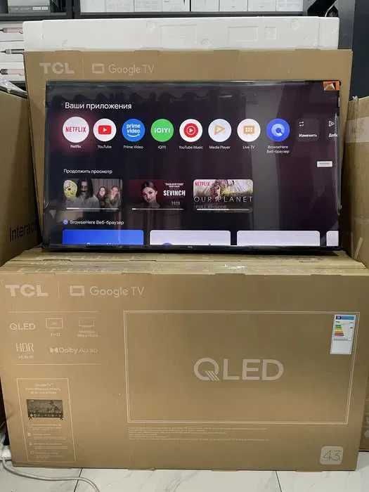 Телевизор TCL 65/55 V6С 4K UHD Smart TV+ прошивка + доставка по городу