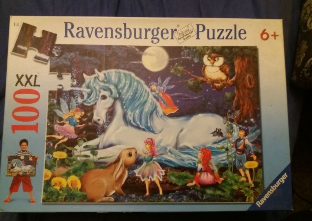 Puzzle cu zane si unicorni