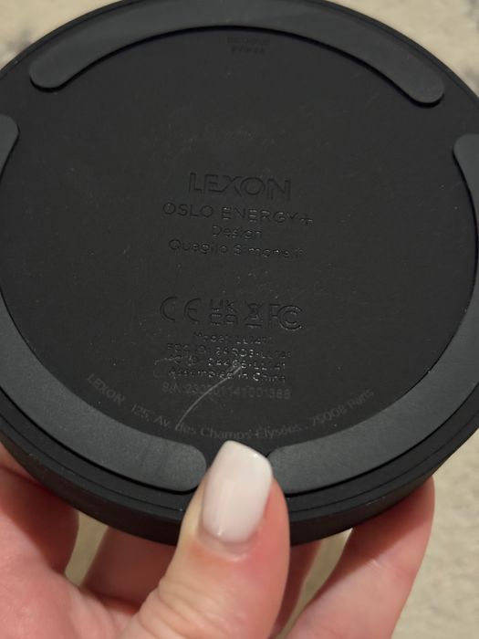 Boxa cu functie de incarcare Lexon Oslo Energy+ Black