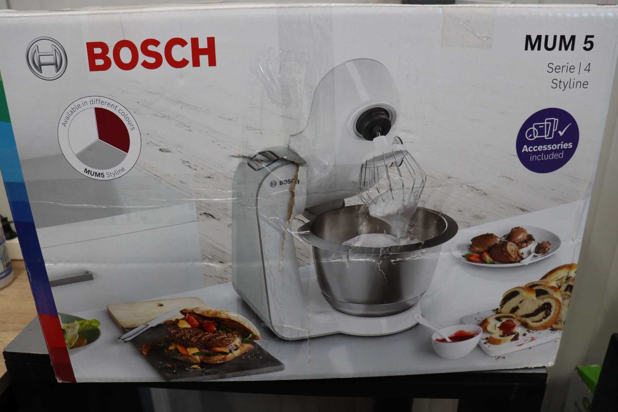 Многофункционален кухненски робот Bosch MUM4780, миксер 600W