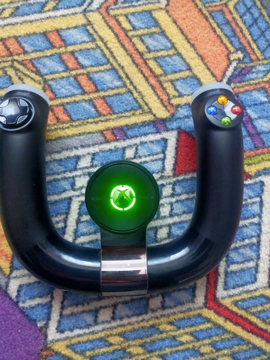 Controller Wireless Microsoft Xbox 360 Speed Wheel Original Functional