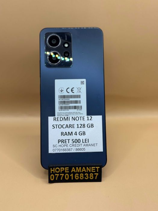 Hope Amanet P4 / REDMI NOTE 12 128GB 4 RAM