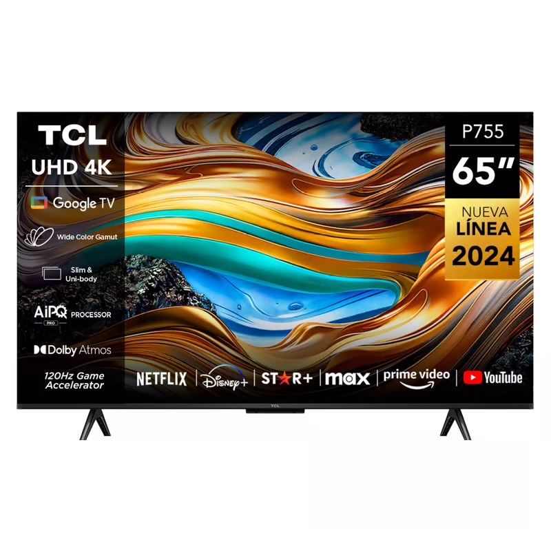Телевизор TCL 65 (120Hz) P755 4K UHD Google Tv Доставка бесплатно
