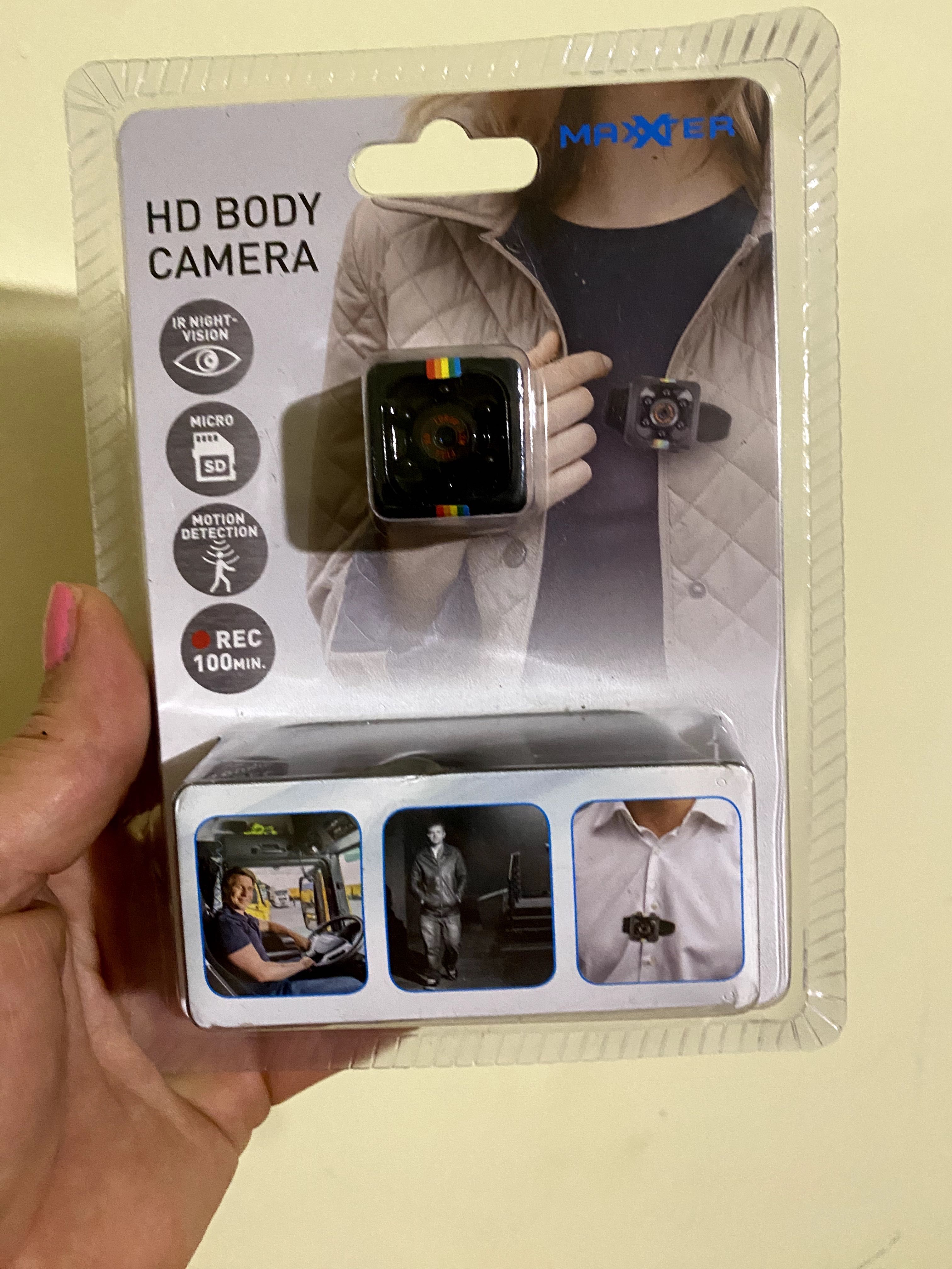 HD mini телесна камера spy-cam MAXXTER