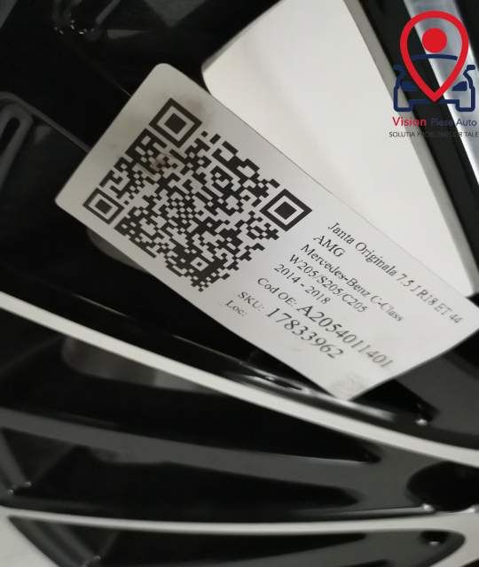 Оригинална джанта 7.5 J R18 ET 44 Мерцедес-Бенц / Mercedes-Benz C-Clas