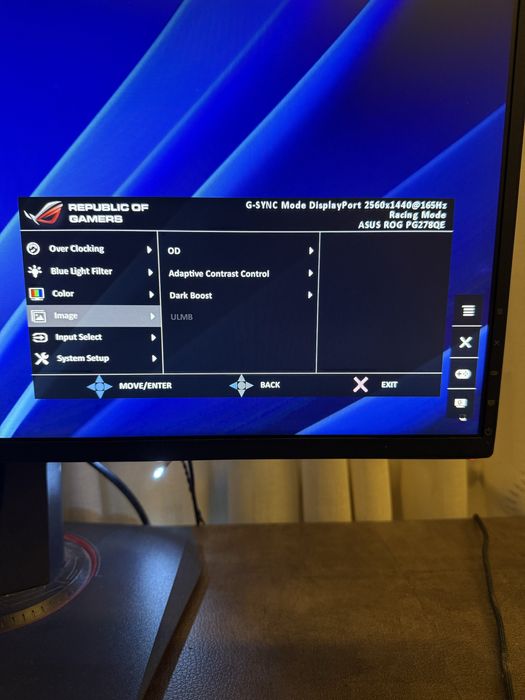 Геймърски монитор ASUS PG278QE 2k 165Hz GSYNC