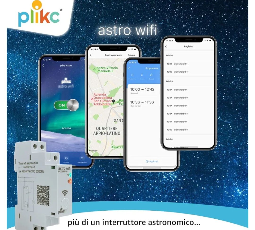 Plikc Astro WiFi многофункционален астрономически Wi-Fi прекъсвач.