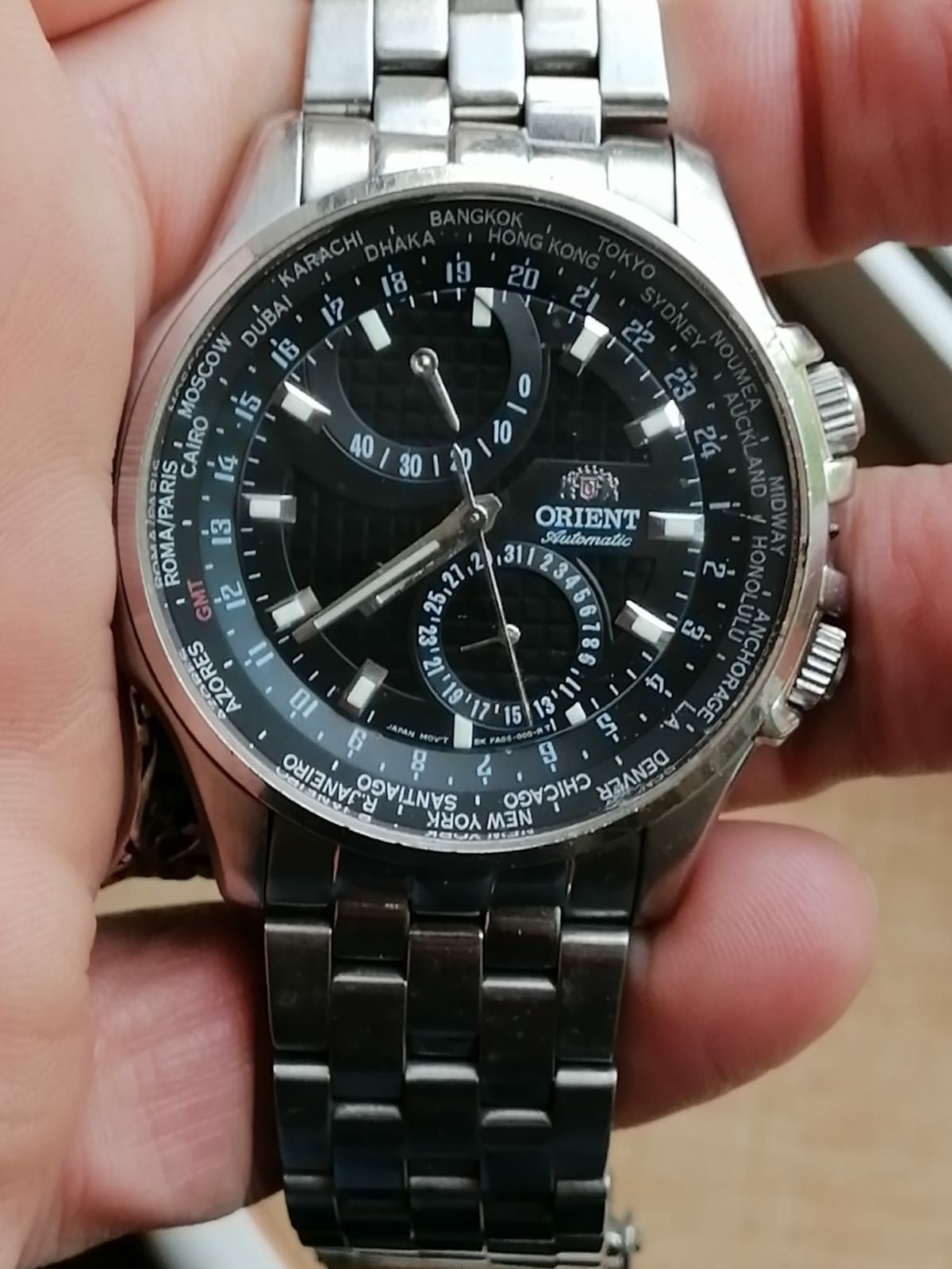 Orient GMT world-time