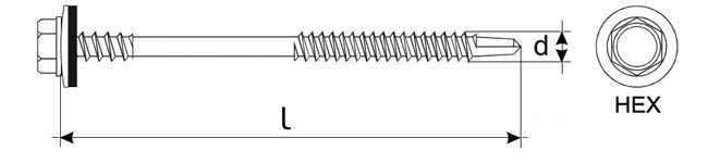 Suruburi autoforante pentru panouri termoizolante tip sandwich isopan