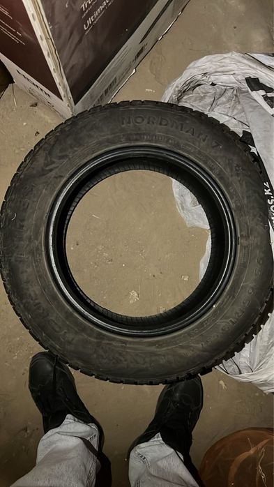 Шины Шипы дөңгелектер. Жағдайы жақсы. Nokian Nordman r15/195/65