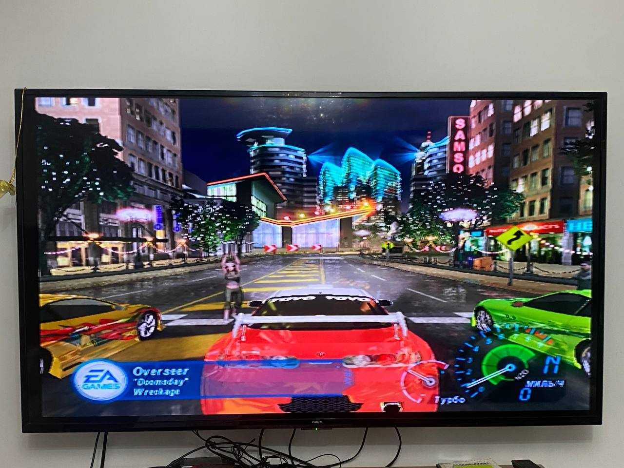 Playstation 2 slim (с играми 32gb)
