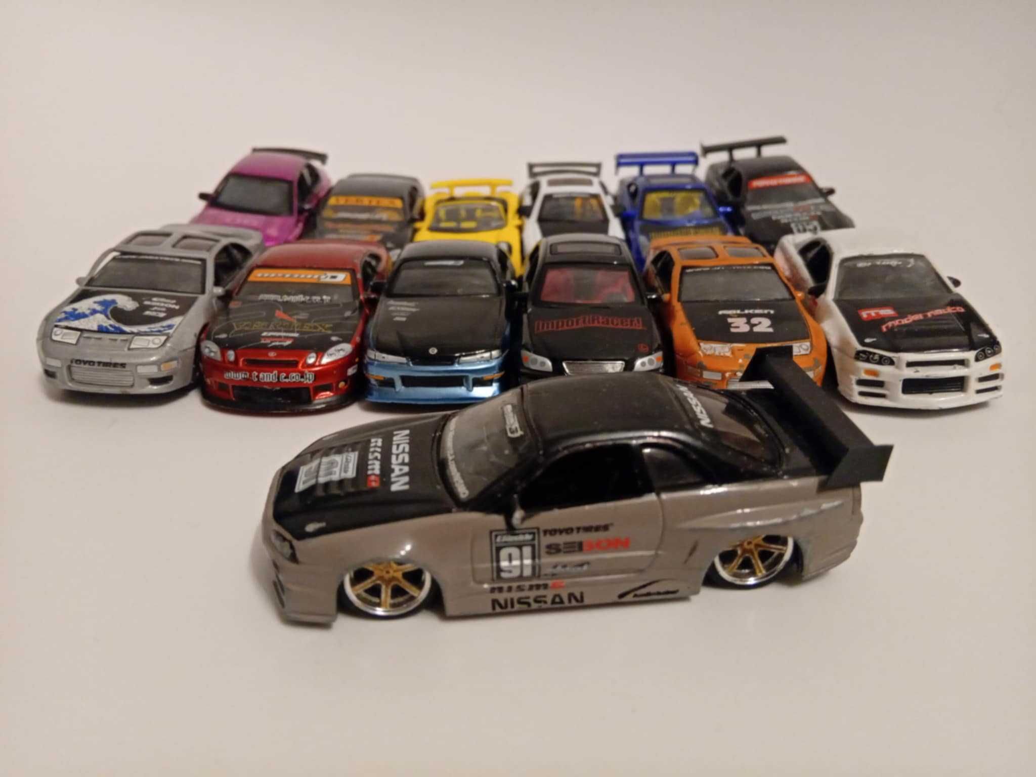 JDM ZX 300 Nissan Skyline GTR R34 R33, Silvia, Mitsubishi Lexus 1:64
