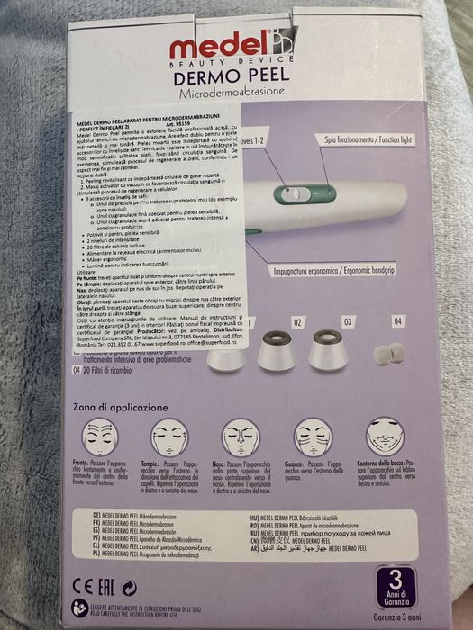 Aparat microdermabraziune Medel Beauty Dermo Peel