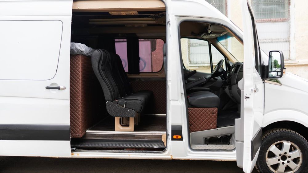 Vand Mercedes Sprinter 319 XXL 6+1 locuri autoutilitara AC+izolata