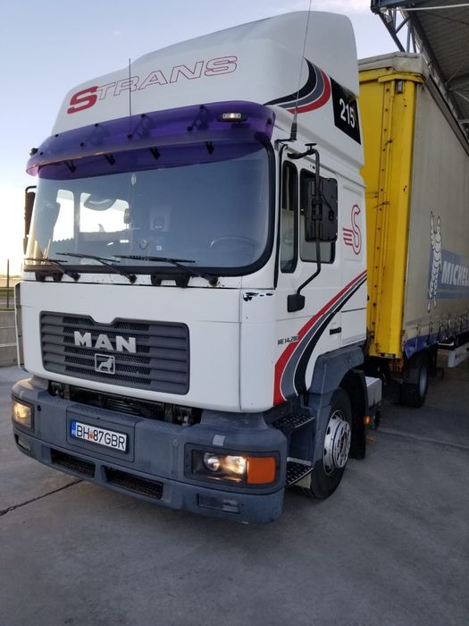 Ansamblu cap tractor Man + semiremorca 2 axe