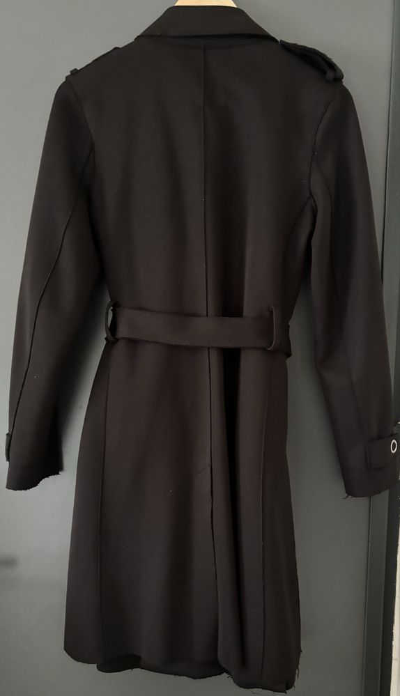 Trench / palton - Stradivarius - marime S - negru